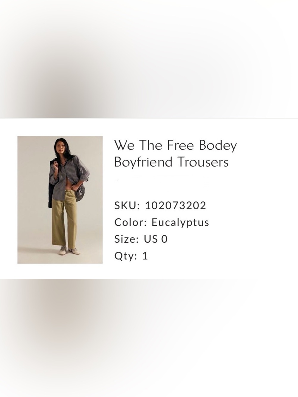 We The Free Eucalyptus Boyfriend Trousers